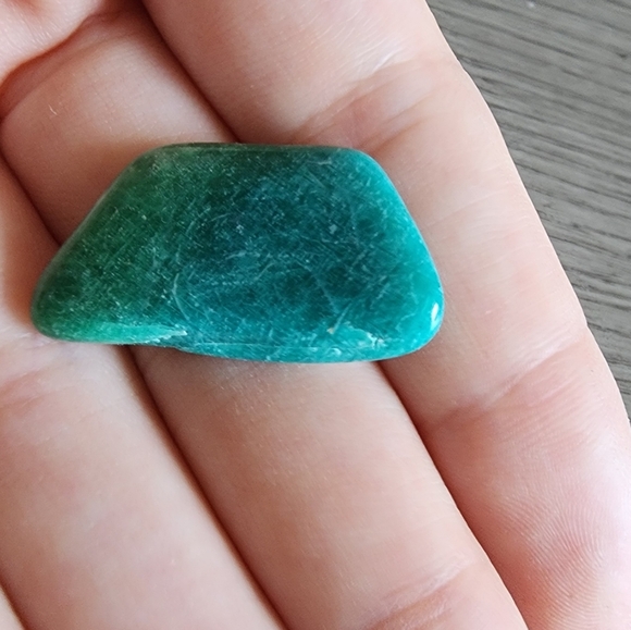 Blue Green Amazonite Stone Crystal Healing Meditation New - Picture 3 of 3
